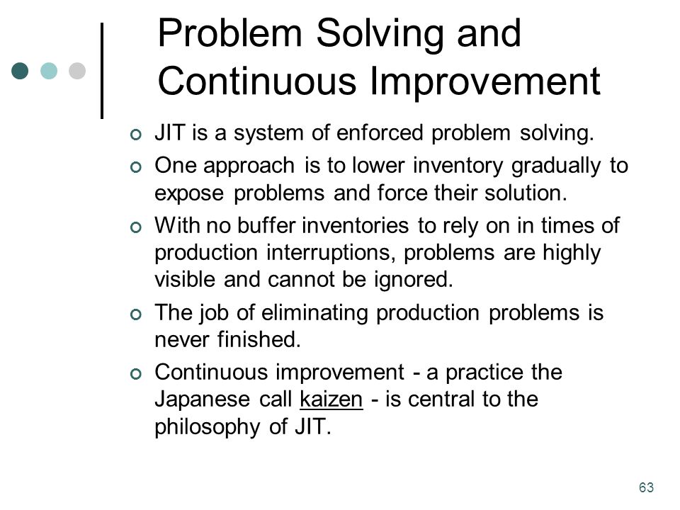 problem solving areas of improvement